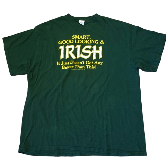 Vintage Irish Theme T Shirt Mens XXL Delta 2000 - Picture 2 of 6